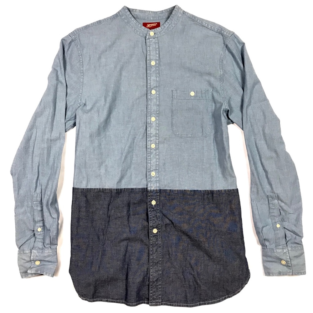 Arizona Light Blue/Dark Blue Denim Long Sleeve